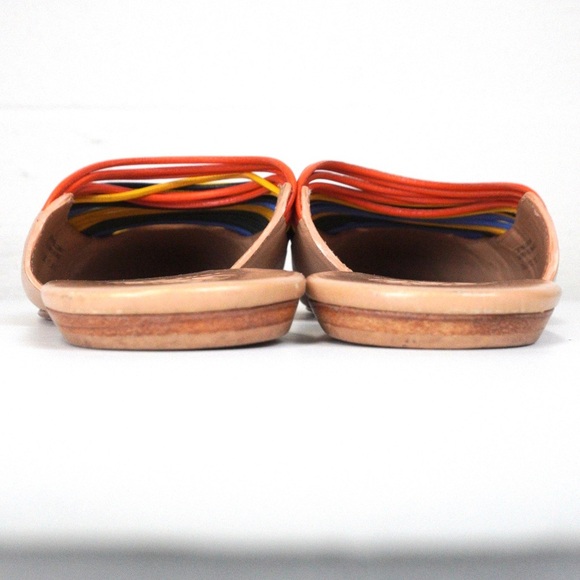 Tory Burch Sienna Mule Sz 5.5 Luxury Colorful‎ Fun Quirky Artsy - Picture 4 of 7